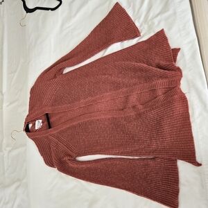 Women's Rust Sweater Cardigan